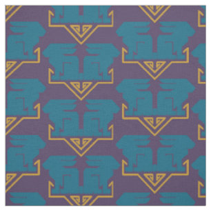 Art Deco Rabbits Stoff