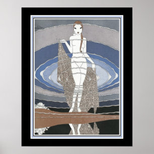 Art Deco "Reflection" ca. 1920 Poster