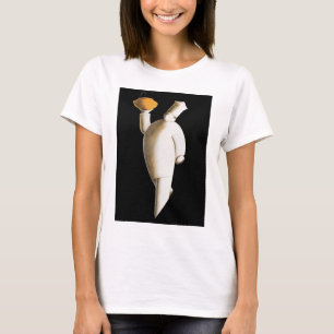 Art Deco Restaurant Koch, Vintage Geschäft T-Shirt