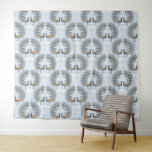 Art Deco Retro Peacock Wandteppich<br><div class="desc">Art Deco Retro Peacock</div>