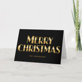 Art Deco Retro Schrift Frohe Weihnachten
