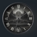 Art Deco Retro Vintag Classic 1920er Uhr<br><div class="desc">Mit zeitloser Eleganz verwandeln Sie Ihren Raum - unsere Art Déco inspirierte Schwarz-Weiß-Wanduhr erfasst mühelos den Glamour der 20er Jahre. Die Raffinesse des geometrischen Designs einbinden und mit jeder Minute ein Statement abgeben. Das sind weitere 100% Schnürhammer Designs.</div>