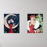 Art Deco Retro Weihnachten Bilderwand Sets<br><div class="desc">Art Deco Retro Vintage Set Kunst, Dichtung und Musik</div>