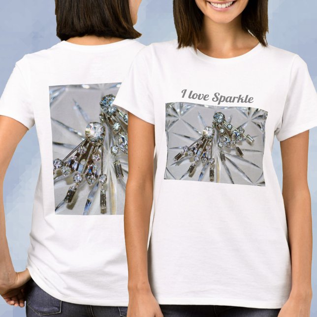 Art Deco Rhinestones Retro Glam T-Shirt (Von Creator hochgeladen)