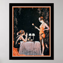 Art Deco Roaring 20 Flappers