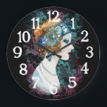 Art Deco Roaring 20er Jahre 1920er Frauenzeitschri Große Wanduhr<br><div class="desc">Diese wunderschöne Deko Uhr eignet sich perfekt für Ihre Zuhause oder Ihr Büro.</div>