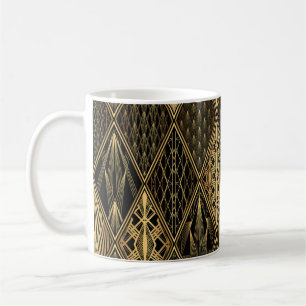 Art Deco Rodelbahn mit Aussicht Kaffeetasse
