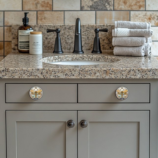 Art Deco Rodelbahn mit Aussicht Keramikknauf (Von Creator hochgeladen)