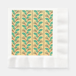 Art Deco Rodelbahn mit Aussicht Serviette