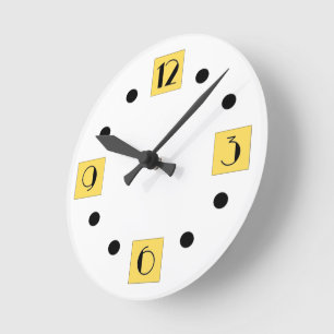 Art Deco Round Clock Runde Wanduhr