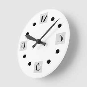 Art Deco Runde Wanduhr