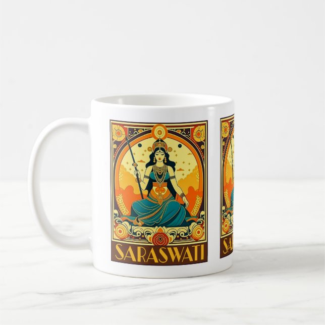 Art Deco Saraswati Kaffeetasse (Links)