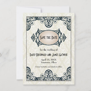 Art Deco Save the Date