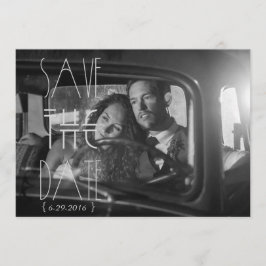 Art Deco Save the Date | Foto Einladung