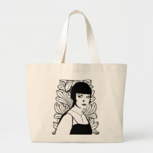 Art Deco Schauspieler Große Tasche
