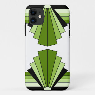 Art Deco Schichten in Limette Case-Mate iPhone Hülle