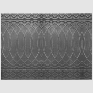 Art Deco Schiefergraues Deko-Tissue Seidenpapier