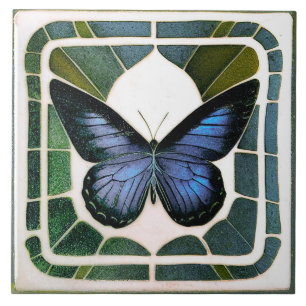 Art Deco Schmetterling Wanddekoration Art Nouveau Fliese