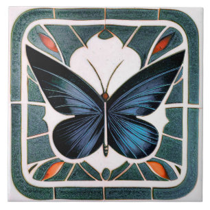 Art Deco Schmetterling Wanddekoration Art Nouveau Fliese