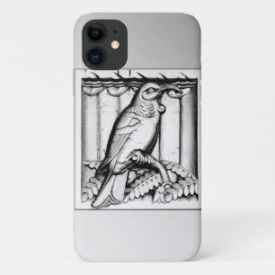 Art Deco Schnitzereifalke - silber Case-Mate iPhone Hülle