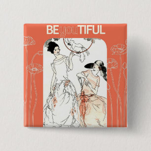 Art Deco - Schön Button