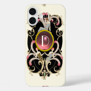 ART DECO SCHÖNHEIT MODE ROSAFARBENER EDMELSTEIN MO iPhone 16 PLUS HÜLLE