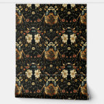 Art Deco Schwarz und Gold Blumenkäfermuster Tapete<br><div class="desc">Vintages Schwarz-Gold-Art-Deco-Käfer-Tapete | Elegantes Blumendesign. Diese Vintage Deko-Käfertapete aus Schwarz und Gold wird durch die raffinierten Designs der 1920er Jahre inspiriert. Mit einem auffallenden goldenen Käfer, der mit Gänseblumen, Tudor-Rose und verzierten Flügeln geschmückt ist, bringt dieses Muster eine raffinierte Touch in die Innenräume. Der tiefe schwarze Hintergrund verstärkt die komplexen...</div>