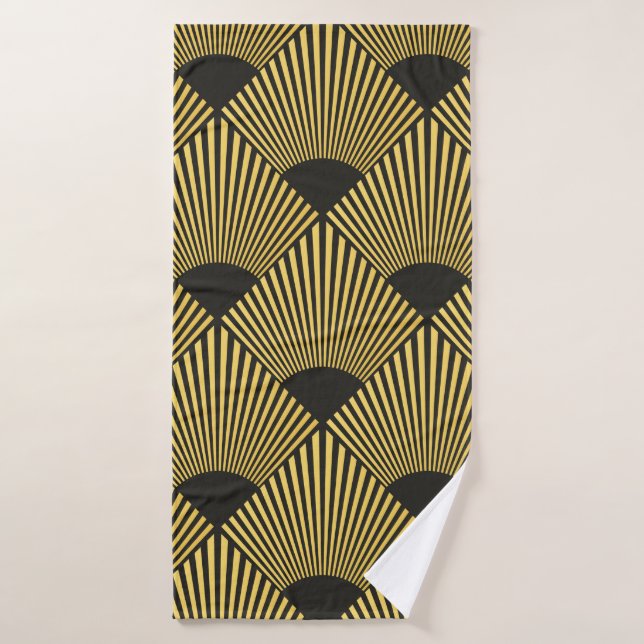 Art Deco seamless pattern Badehandtuch (Badehandtuch)