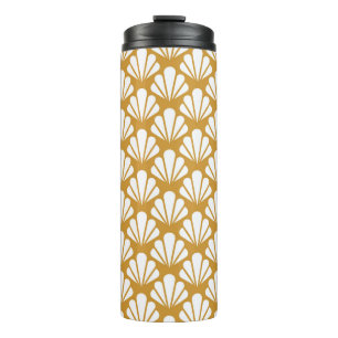 Art Deco Seamless Pattern. Geometric Floral decora Thermosbecher