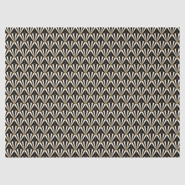 Art Deco-Seidenpapier Seidenpapier (Vorderseite)