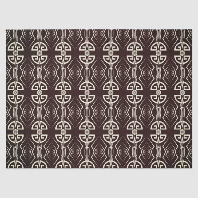 Art Deco-Seidenpapier Seidenpapier (Vorderseite)
