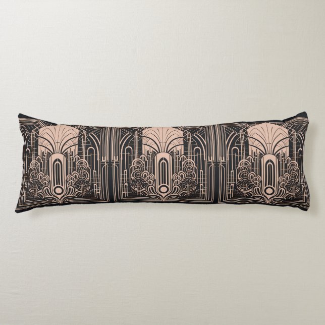 Art Deco Seitenschläferkissen (Vorderseite)