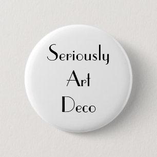 Art Deco Seriös Typografie Button