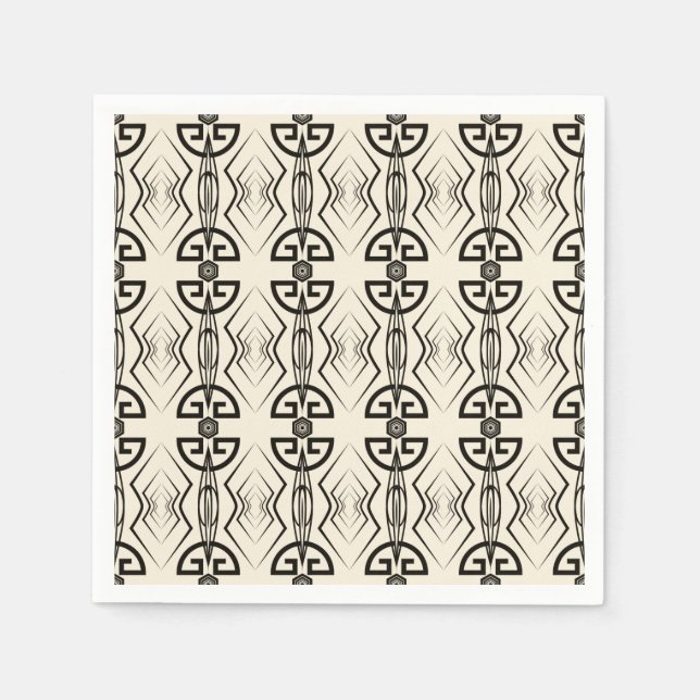Art Deco Serviette (Vorderseite)