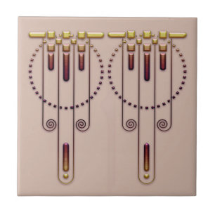 Art Deco "Shades of" Tile Fliese