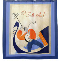 Art Deco singender Gondoliere O Sole Mio