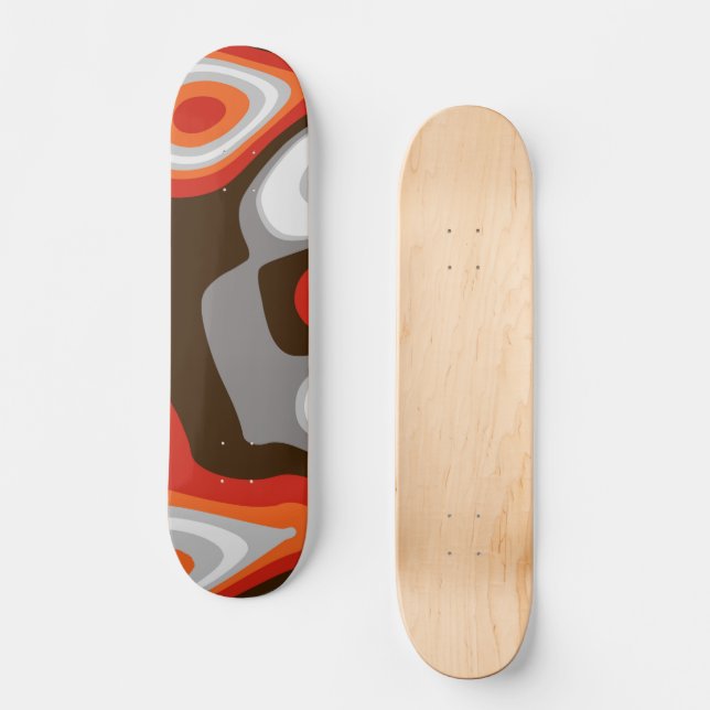 Art Deco Skateboard (Vorderseite)