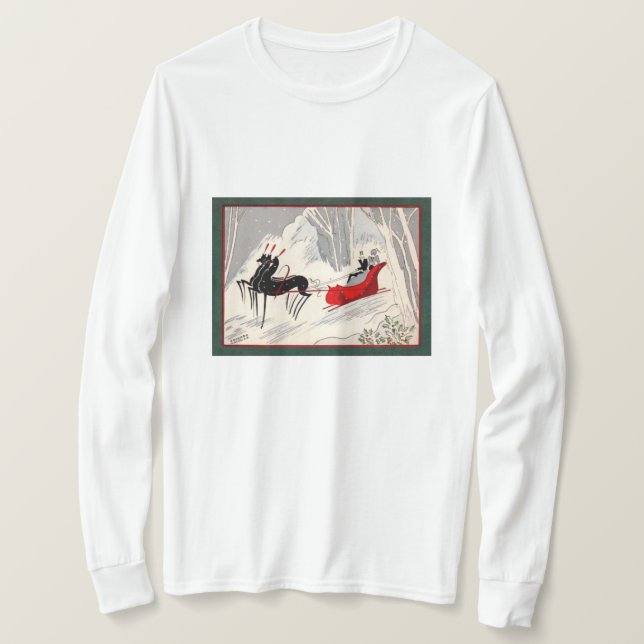Art Deco Sleigh Ride T-Shirt (Design vorne)