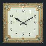 Art Deco Soft Minze Quadratische Wanduhr<br><div class="desc">Großartiges Uhrendesign. Du wirst es wie andere Liebe bekommen. Sie können dieses Design auch für andere Produkte verwenden,  die Sie mögen,  oder Ihren Text anpassen und hinzufügen. Folgen Sie mir für mehr. Vielen Dank. Ich wünsche Ihnen einen schönen Tag.</div>