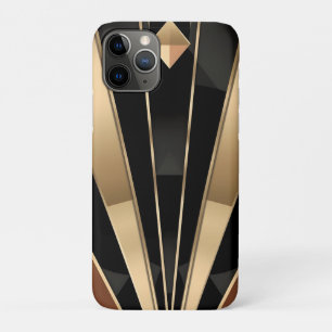 Art Deco Sonnenstrahl Geometrisches Luxusdesign Case-Mate iPhone Hülle