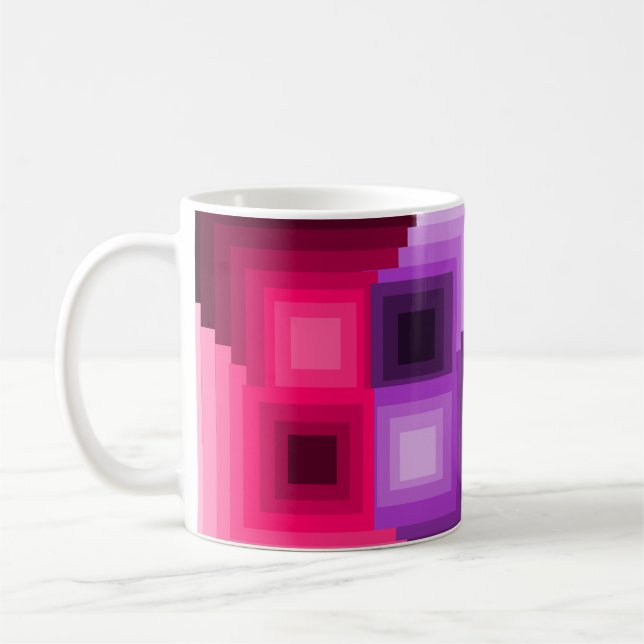 Art Deco Squares Kaffeetasse (Links)