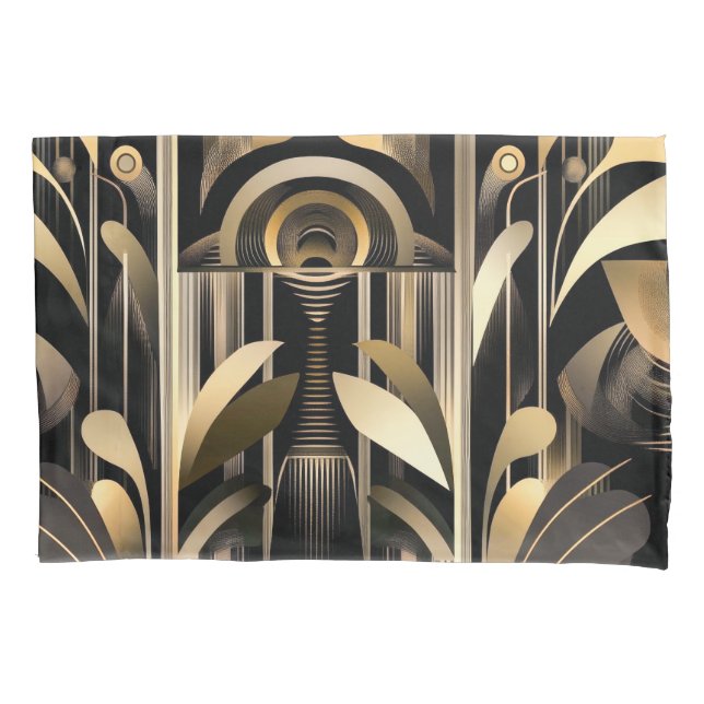 Art Deco Standard Pillowcase Kissenbezug (Vorderseite)