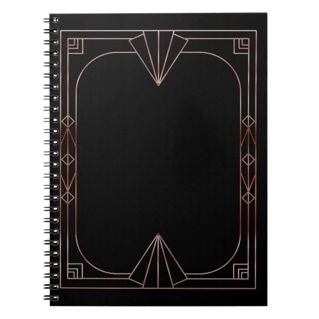 Art Deco Stationary Notizblock (Vorderseite)