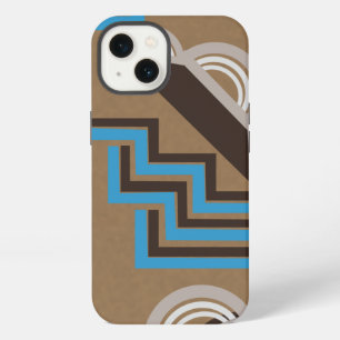 Art Deco Stil abstraktes Design iPhone 13 Hülle