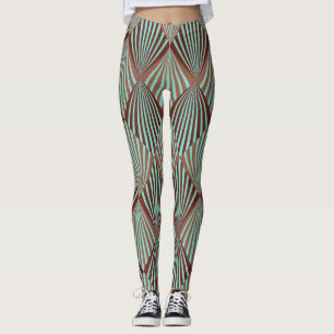 Art Deco Stil, nahtlose Textur. Leggings