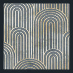 Art Deco style design luxury geometric seamless pa Künstlicher Leinwanddruck<br><div class="desc">Art Deco style design luxury geometric seamless pattern golden ornamental wallpapers fashion print elegant rich modern orientc classic royal stylish monochrome textile</div>