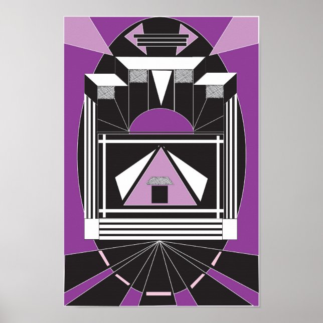 Art Deco Style Poster (Vorne)