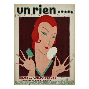 Art Deco Tango in den 1920er Jahren Poster