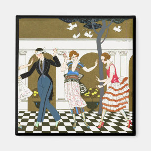 Art Deco Tanz Magnet