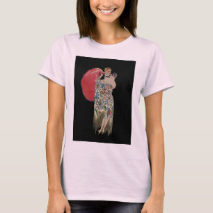 Art Deco Tanzen, Vintage Liebe und Romantik T-Shirt